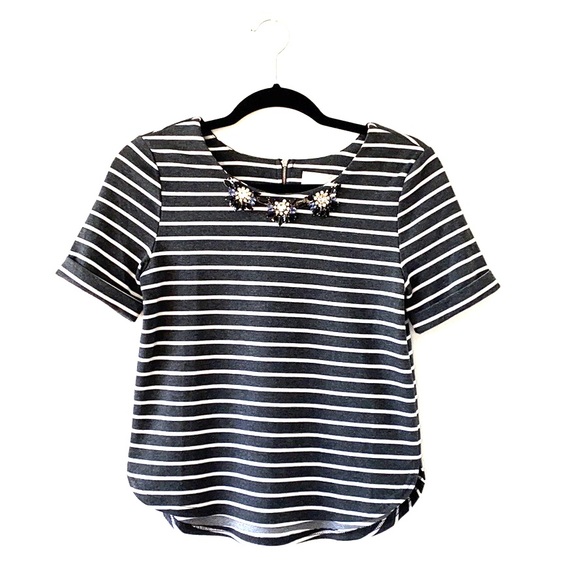 NWOT JOA Embellished Tee - Picture 1 of 11